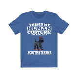 This Is My Human Costume I'm Really A Scottish Terrier Shirt, Dog Lover Shirt, Scottish Terrier Dog, Animal Toddler Infant Kids Gift T-Shirt Image 2