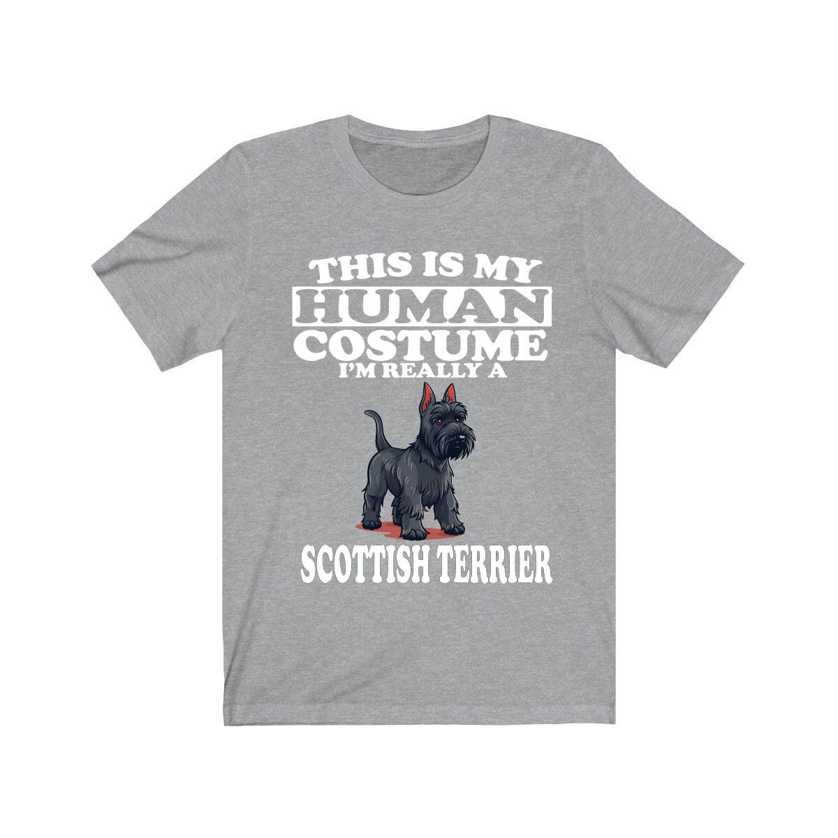This Is My Human Costume I'm Really A Scottish Terrier Shirt, Dog Lover Shirt, Scottish Terrier Dog, Animal Toddler Infant Kids Gift T-Shirt Image 1