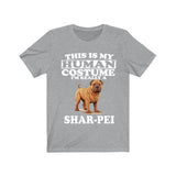 This Is My Human Costume I'm Really A Shar-pei Dog Shirt, Dog Lover Shirt, Shar-pei Dog, Animal Toddler Infant Kids Gift T-Shirt Image 2