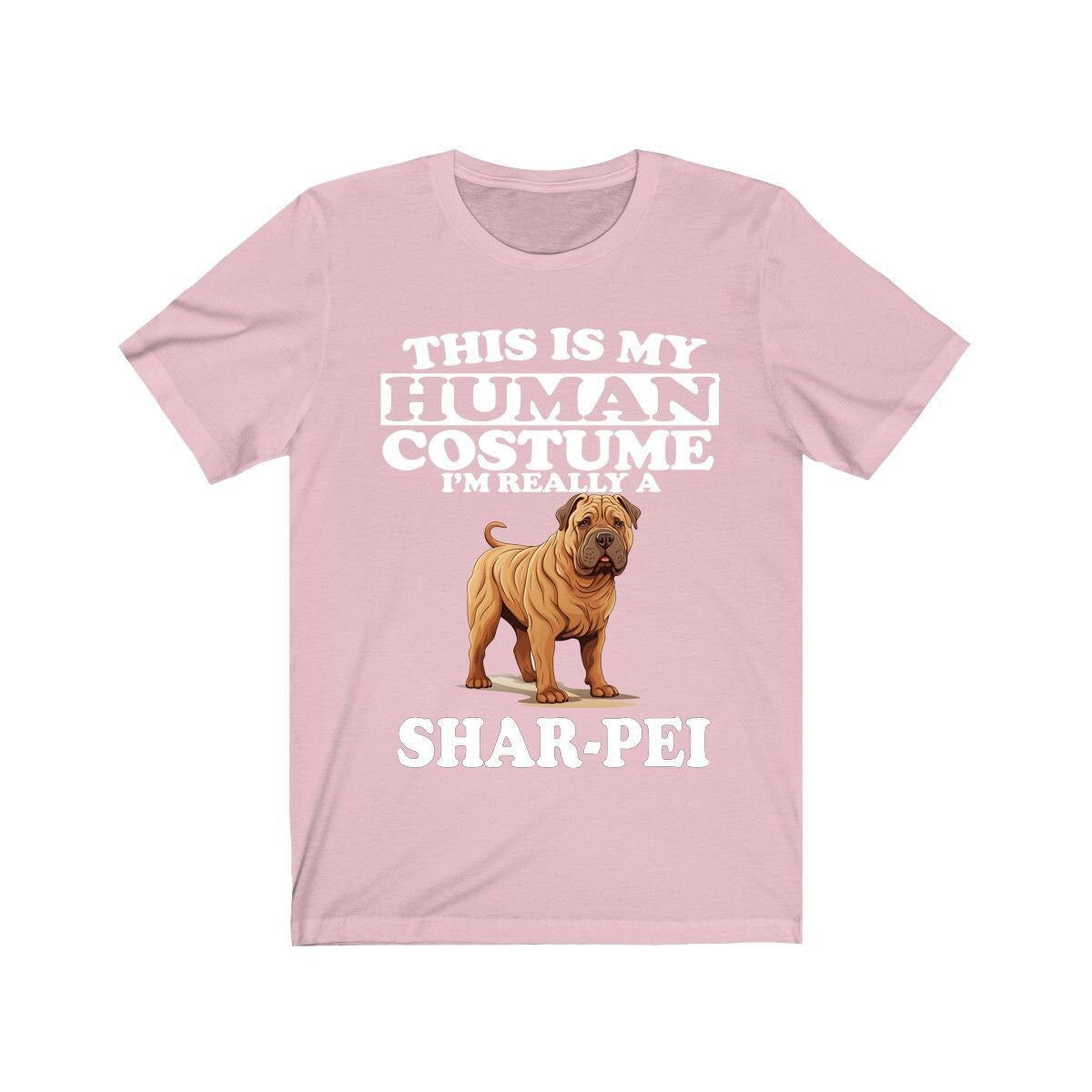 This Is My Human Costume I'm Really A Shar-pei Dog Shirt, Dog Lover Shirt, Shar-pei Dog, Animal Toddler Infant Kids Gift T-Shirt Image 3