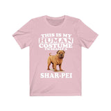 This Is My Human Costume I'm Really A Shar-pei Dog Shirt, Dog Lover Shirt, Shar-pei Dog, Animal Toddler Infant Kids Gift T-Shirt Image 3