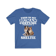 This Is My Human Costume I'm Really A Sheltie Shirt - Sheltie print design