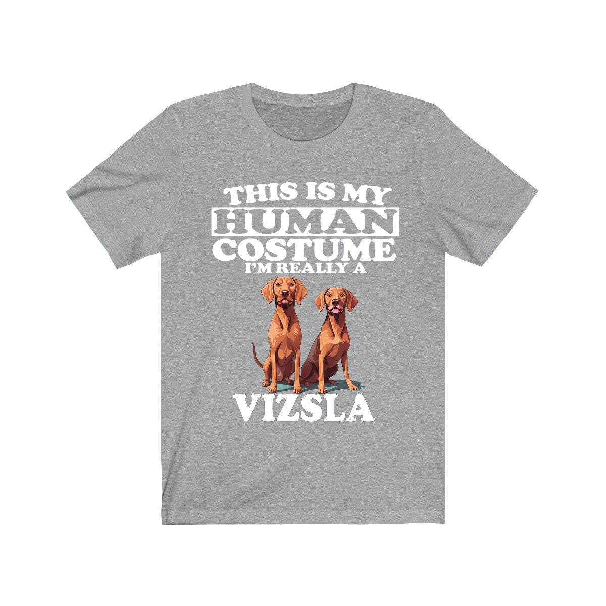 This Is My Human Costume I'm Really A Vizsla Dog Shirt, Dog Lover Shirt, Vizsla Dog, Animal Toddler Infant Kids Gift T-Shirt Image 2