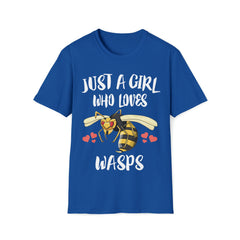 Just A Girl Who Loves Wasps Shirt - wasp print design