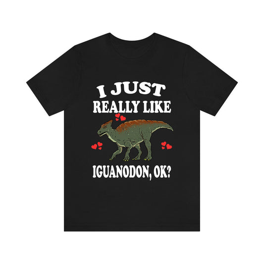 I Just Really Like Iguanodon Shirt - Iguanodon print design