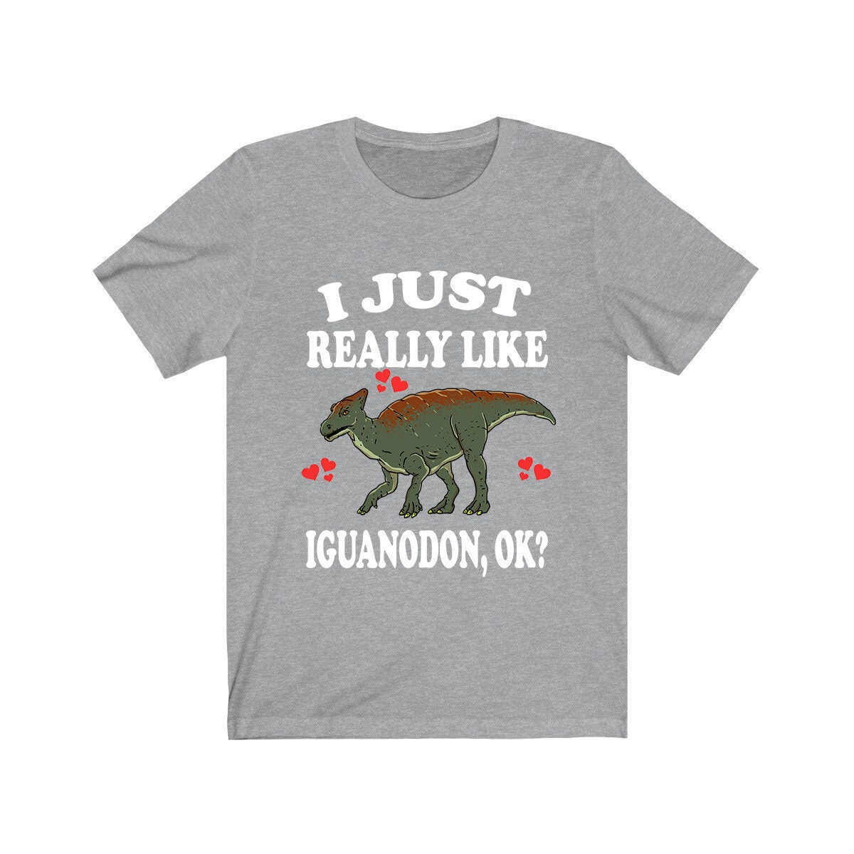 I Just Really Like Iguanodon Dinosaur Shirt, Iguanodon Lover Shirt, Iguanodon Animal Lover Adult Toddler Infant Kids Gift T-Shirt Image 2