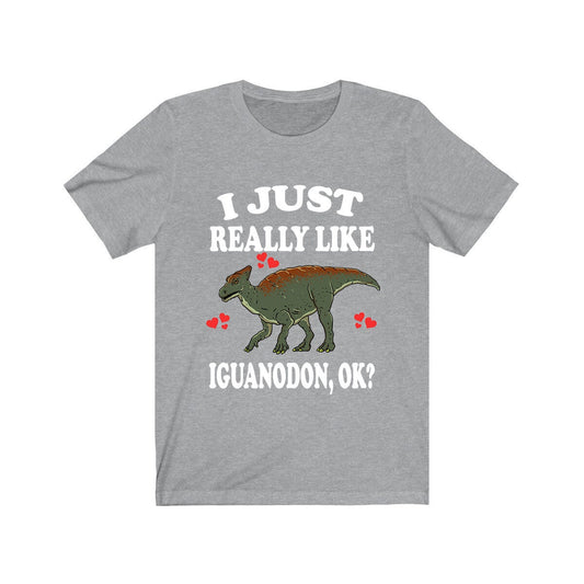 I Just Really Like Iguanodon Shirt - Iguanodon print design