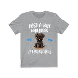 Just A Boy Who Loves Affenpinschers Shirt, Dog Lover Shirt, Affenpinschers Dog, Animal Toddler Infant Kids Gift T-Shirt Image 1