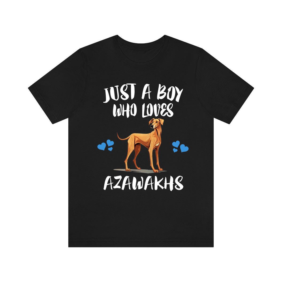 Just A Boy Who Loves Azawakhs Shirt, Dog Lover Shirt, Azawakh Dog, Animal Toddler Infant Kids Gift T-Shirt Image 1