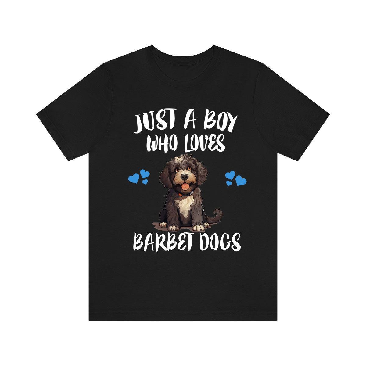 Just A Boy Who Loves Barbets Shirt, Dog Lover Shirt, Barbet Dog, Animal Toddler Infant Kids Gift T-Shirt Image 2