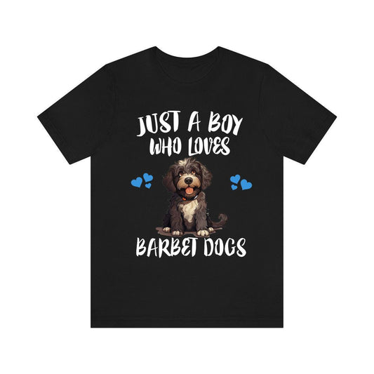 Just a boy who loves barbets French curly water dog breed tee