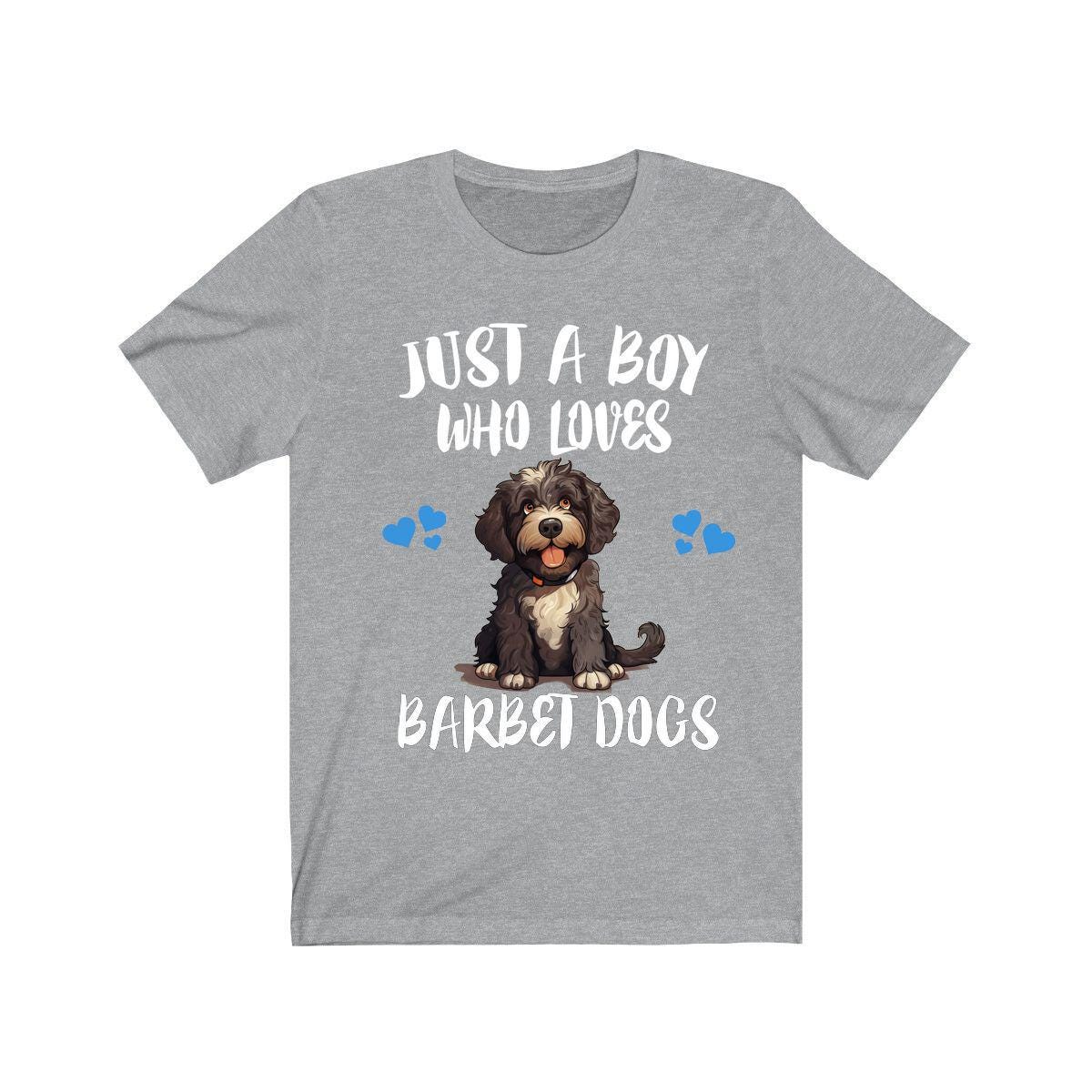 Just A Boy Who Loves Barbets Shirt, Dog Lover Shirt, Barbet Dog, Animal Toddler Infant Kids Gift T-Shirt Image 1