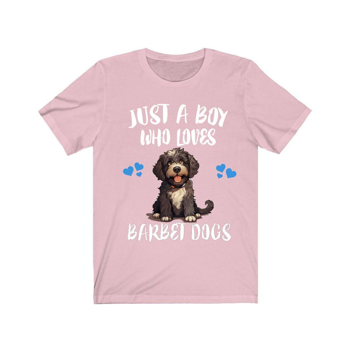 Just A Boy Who Loves Barbets Shirt, Dog Lover Shirt, Barbet Dog, Animal Toddler Infant Kids Gift T-Shirt Image 4