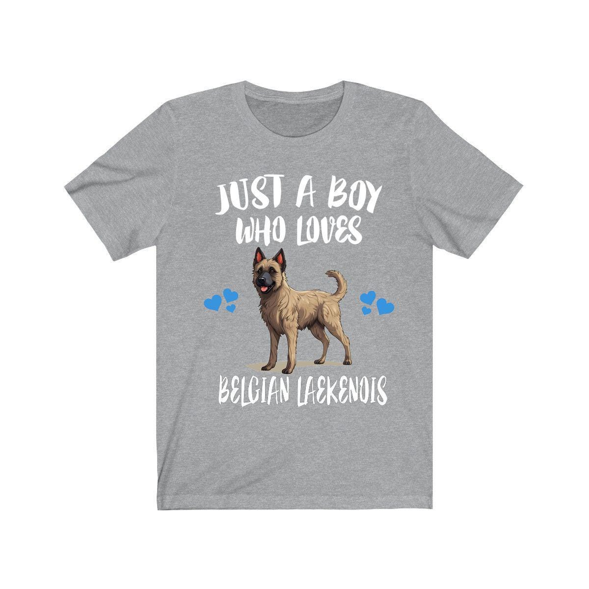 Just A Boy Who Loves Belgian Laekenois Shirt, Dog Lover Shirt, Belgian Laekenois Dog, Animal Toddler Infant Kids Gift T-Shirt Image 1