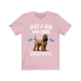Just A Boy Who Loves Briards Shirt, Dog Lover Shirt, Briard Dog, Animal Toddler Infant Kids Gift T-Shirt Image 4