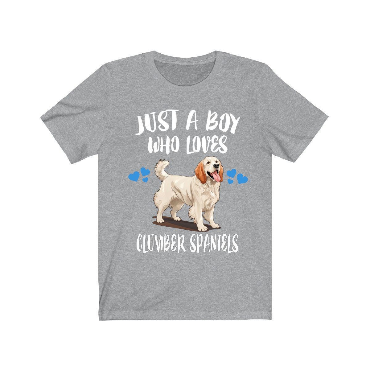 Just A Boy Who Loves Clumber Spaniels Shirt, Dog Lover Shirt, Clumber Spaniel Dog, Animal Toddler Infant Kids Gift T-Shirt Image 3