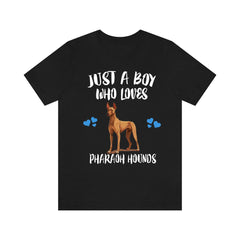 Just a boy who loves Pharaoh hounds Maltese ancient sighthound dog tee