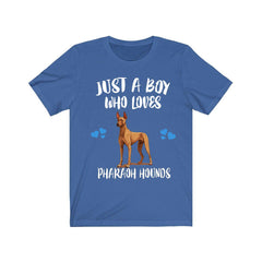Just a boy who loves Pharaoh hounds Maltese ancient sighthound dog tee