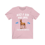 Just A Boy Who Loves Pharaoh Hounds Shirt, Dog Lover Shirt, Pharaoh Hound Dog, Animal Toddler Infant Kids Gift T-Shirt Image 4