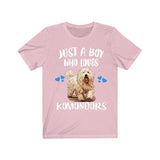 Just A Boy Who Loves Komondors Shirt, Dog Lover Shirt, Komondor Dog, Animal Toddler Infant Kids Gift T-Shirt Image 4
