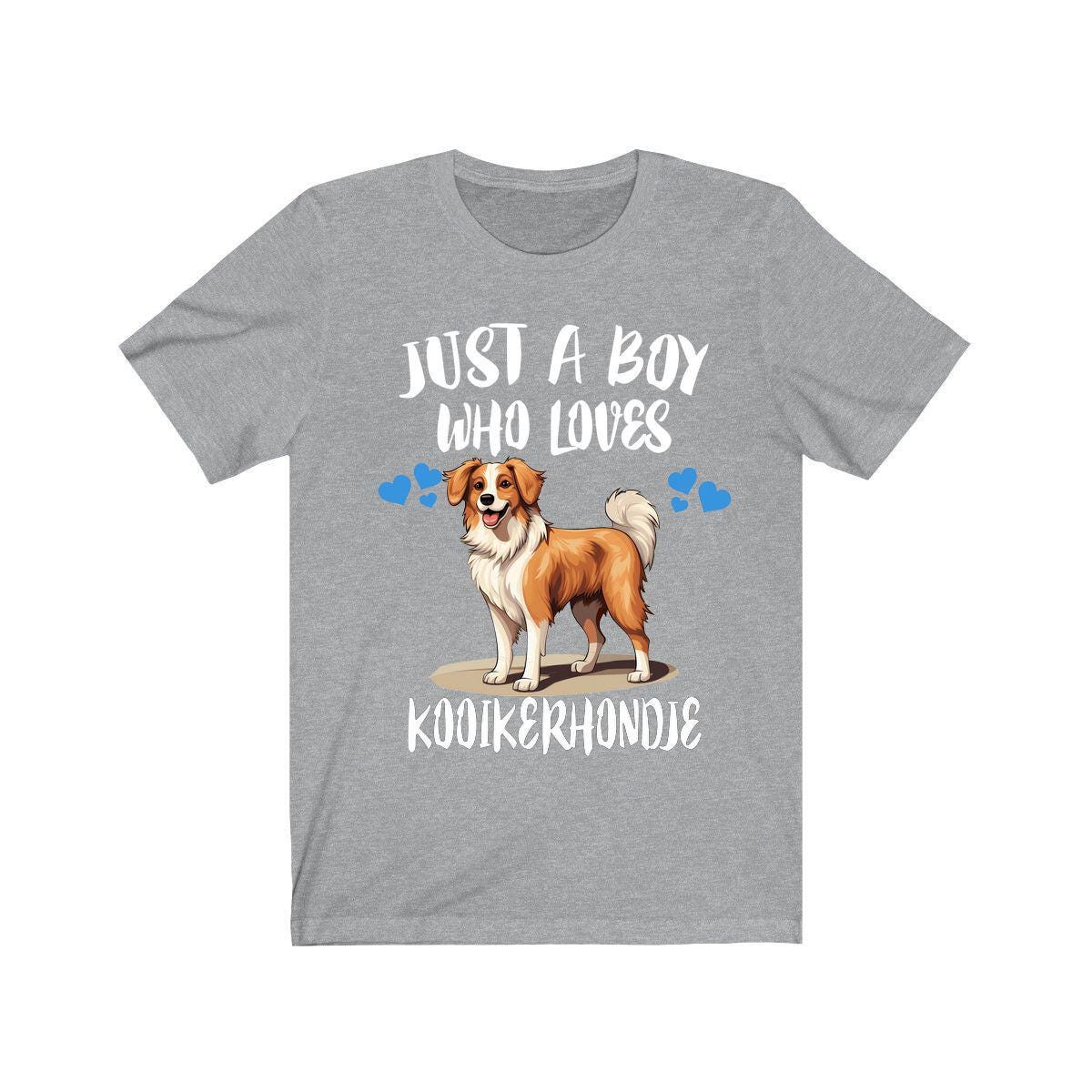 Just A Boy Who Loves Kooikerhondje Dogs Shirt, Dog Lover Shirt, Kooikerhondje Dog, Animal Toddler Infant Kids Gift T-Shirt Image 3