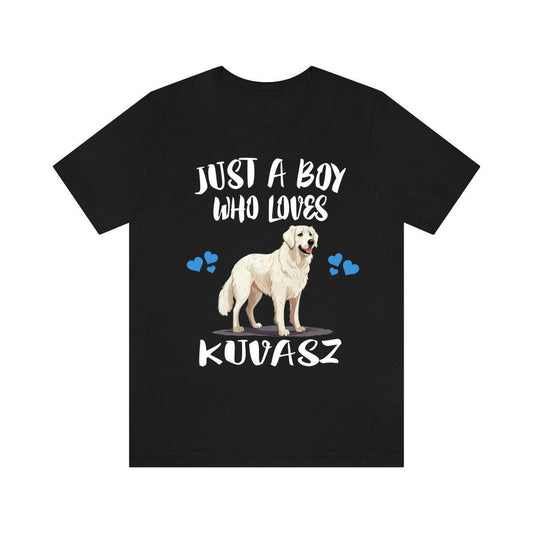 Kuvasz Dog T-Shirt for Boys - kuvasz print design