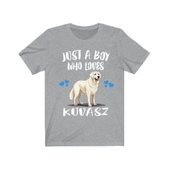Kuvasz Dog T-Shirt for Boys - kuvasz print design