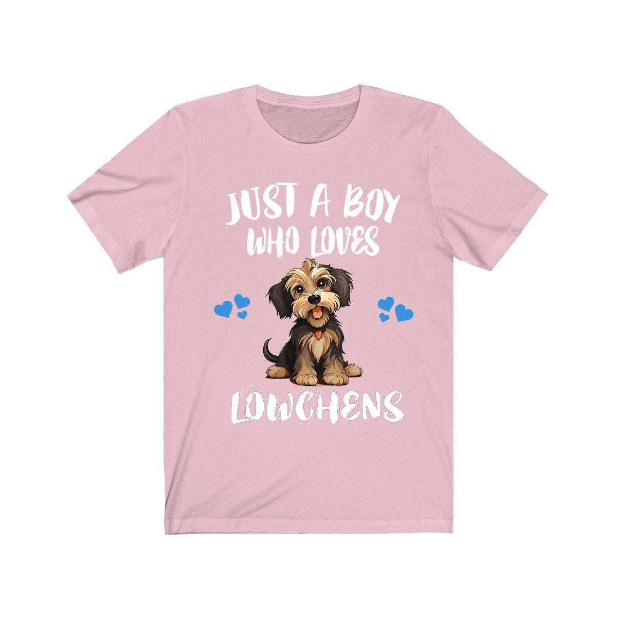 Just A Boy Who Loves Lowchens Dogs Shirt, Dog Lover Shirt, Lowchen Dog, Animal Toddler Infant Kids Gift T-Shirt Image 4
