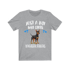 Manchester Terrier T-Shirt for Boys - manchester terrier print design