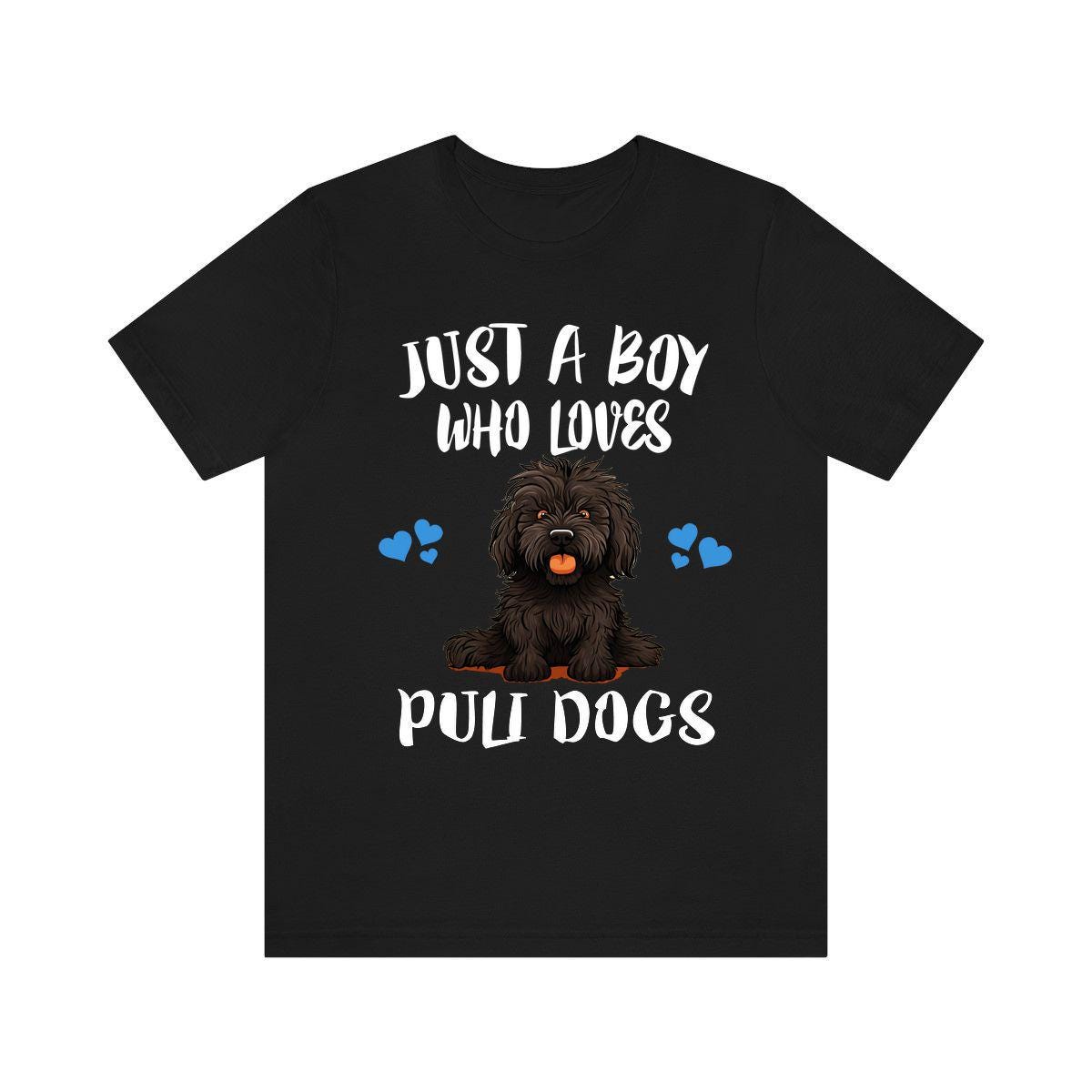 Just A Boy Who Loves Puli Dogs Shirt, Dog Lover Shirt, Puli Dog, Animal Toddler Infant Kids Gift T-Shirt Image 2