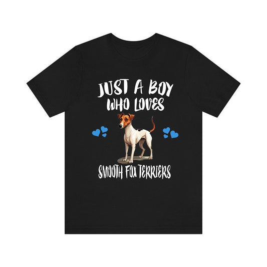 Smooth Fox Terrier T-Shirt for Boys - smooth fox terrier print design
