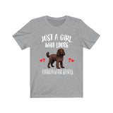 Just A Girl Who Loves American Water Spaniels Shirt, Dog Lover Shirt, American Water Spaniel Dog, Animal Toddler Infant Kids Gift T-Shirt Image 1