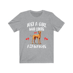 Azawakh Dog T-Shirt for Girls - azawakh print design