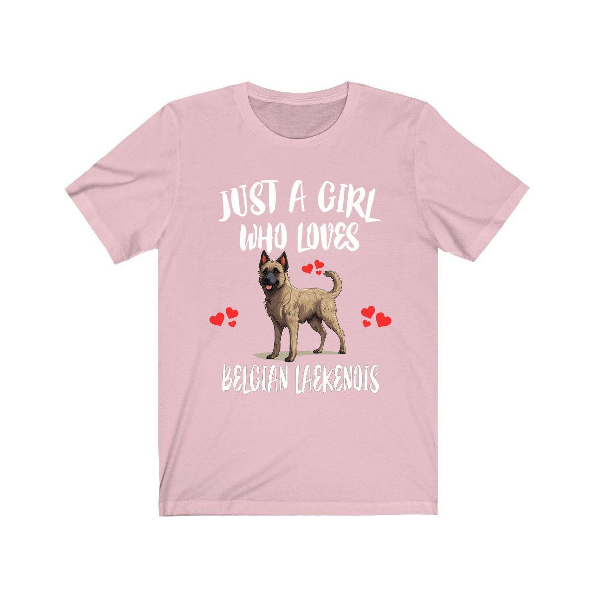 Just A Girl Who Loves Belgian Laekenois Shirt, Dog Lover Shirt,  Belgian Laekenois Dog, Animal Toddler Infant Kids Gift T-Shirt Image 4