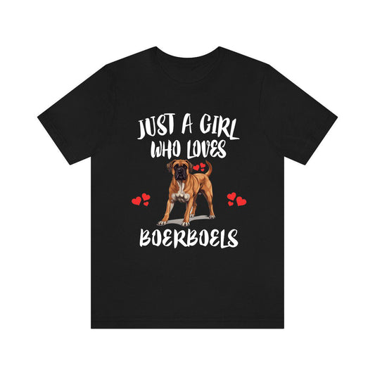 Boerboel T-Shirt for Girls - boerboel print design