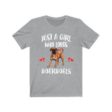 Just A Girl Who Loves Boerboels Shirt, Dog Lover Shirt, Boerboel Dog, Animal Toddler Infant Kids Gift T-Shirt Image 3
