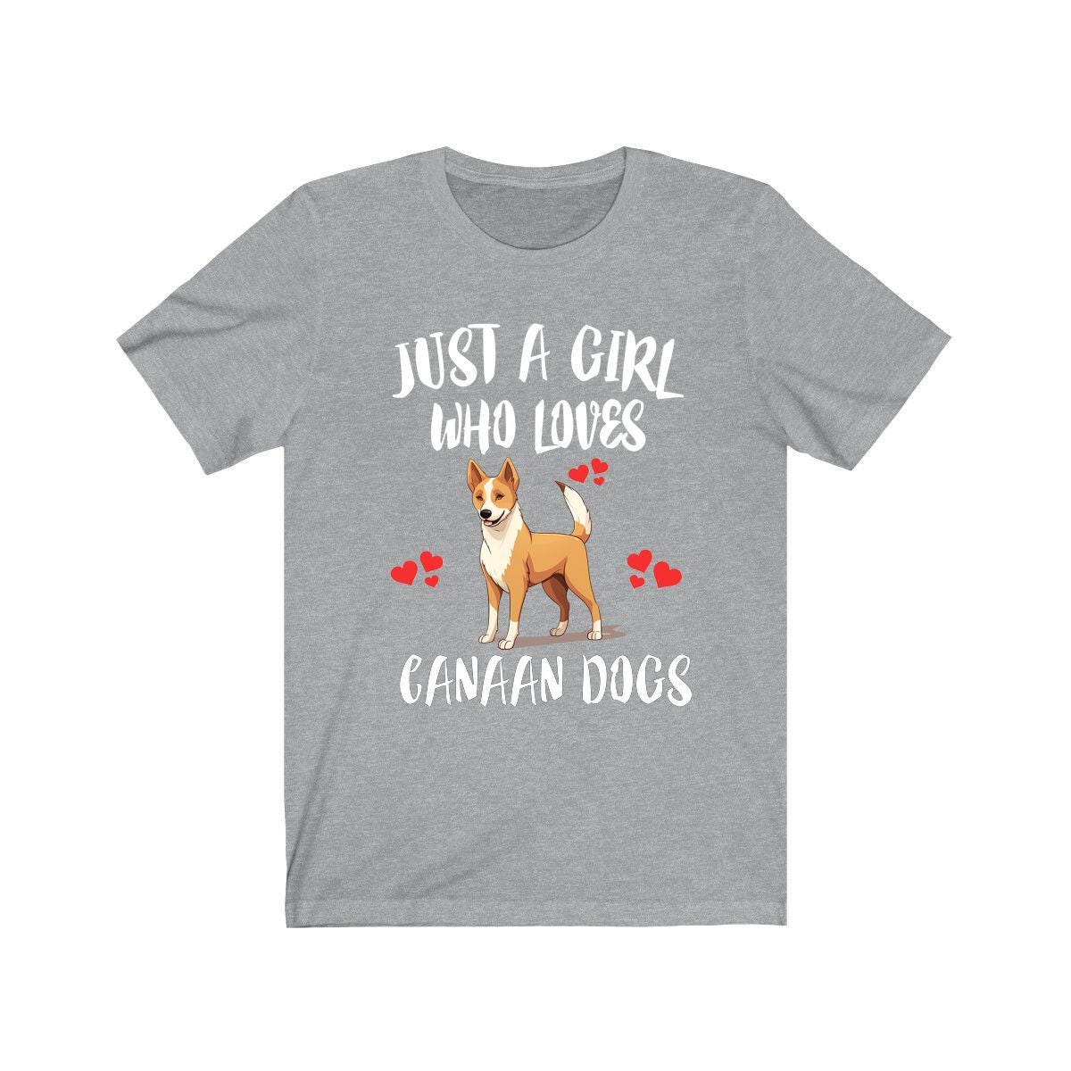 Just A Girl Who Loves Canaan Dogs Shirt, Dog Lover Shirt, Canaan Dog, Animal Toddler Infant Kids Gift T-Shirt Image 3