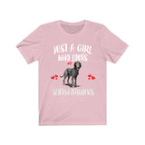 Just A Girl Who Loves Deerhounds Dog Shirt, Dog Lover Shirt, Deerhound Dog, Animal Toddler Infant Kids Gift T-Shirt Image 4
