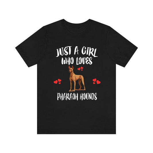 Pharaoh Hound T-Shirt for Girls - pharaoh hound print design