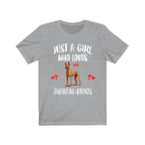 Just A Girl Who Loves Pharaoh Hounds Shirt, Dog Lover Shirt, Pharaoh Hound Dog, Animal Toddler Infant Kids Gift T-Shirt Image 3