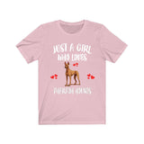 Just A Girl Who Loves Pharaoh Hounds Shirt, Dog Lover Shirt, Pharaoh Hound Dog, Animal Toddler Infant Kids Gift T-Shirt Image 4