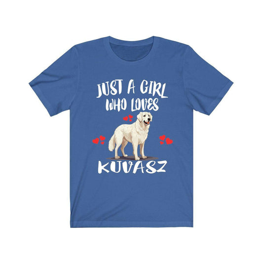 Just A Girl Who Loves Kuvasz Dogs Shirt - kuvasz print design