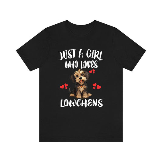 Just A Girl Who Loves Lowchen Dogs Shirt - lowchen dog print design