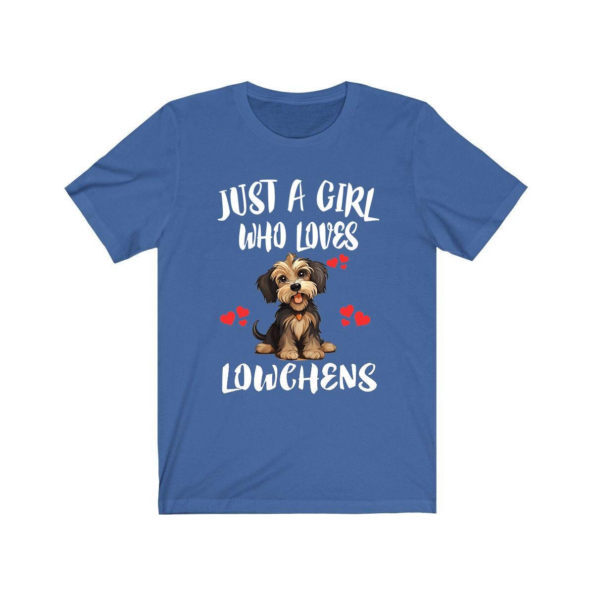 Just A Girl Who Loves Lowchens Dogs Shirt, Dog Lover Shirt, Lowchen Dog, Animal Toddler Infant Kids Gift T-Shirt Image 3
