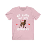 Just A Girl Who Loves Plott Hounds Dogs Shirt, Dog Lover Shirt, Plott Hound Dog, Animal Toddler Infant Kids Gift T-Shirt Image 4