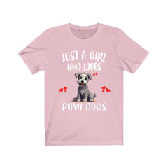 Just A Girl Who Loves Pumi Dogs Shirt - pumi dog print design