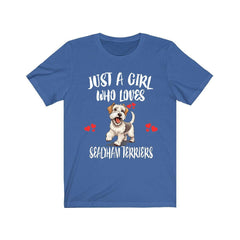 Just A Girl Who Loves Sealyham Terriers Shirt - sealyham terrier print design