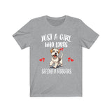 Just A Girl Who Loves Sealyham Terriers Dogs Shirt, Dog Lover Shirt, Sealyham Terrier Dog, Animal Toddler Infant Kids Gift T-Shirt Image 3