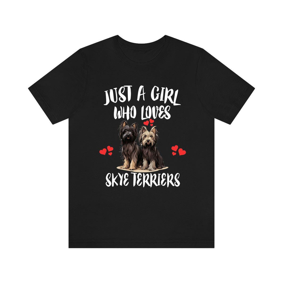 Just A Girl Who Loves Skye Terriers Dogs Shirt, Dog Lover Shirt, Skye Terrier Dog, Animal Toddler Infant Kids Gift T-Shirt Image 2
