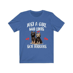 Just A Girl Who Loves Skye Terriers Shirt - skye terrier print design